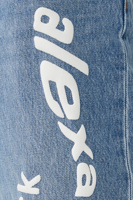 Puff Logo EZ Straight-Leg Jeans
